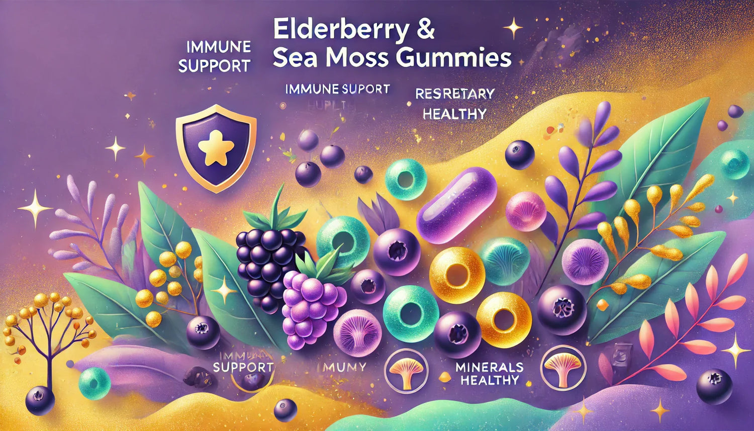 Elderberry & Sea Moss Gummies