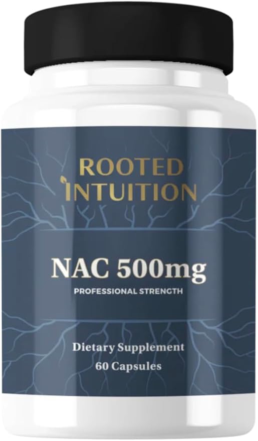 NAC 500 mg | Glutathione Precursor for Respiratory Detox & Immune Support | Non-GMO Gluten Free | 60 Capsules