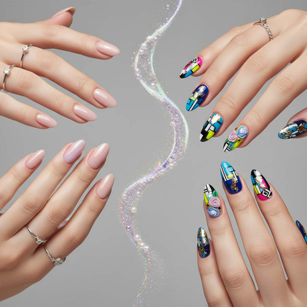 From minimalist polish to creative nail art